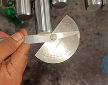PMI test on Pipe